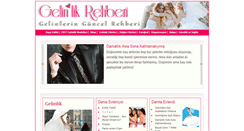 Desktop Screenshot of gelinlikrehberi.com